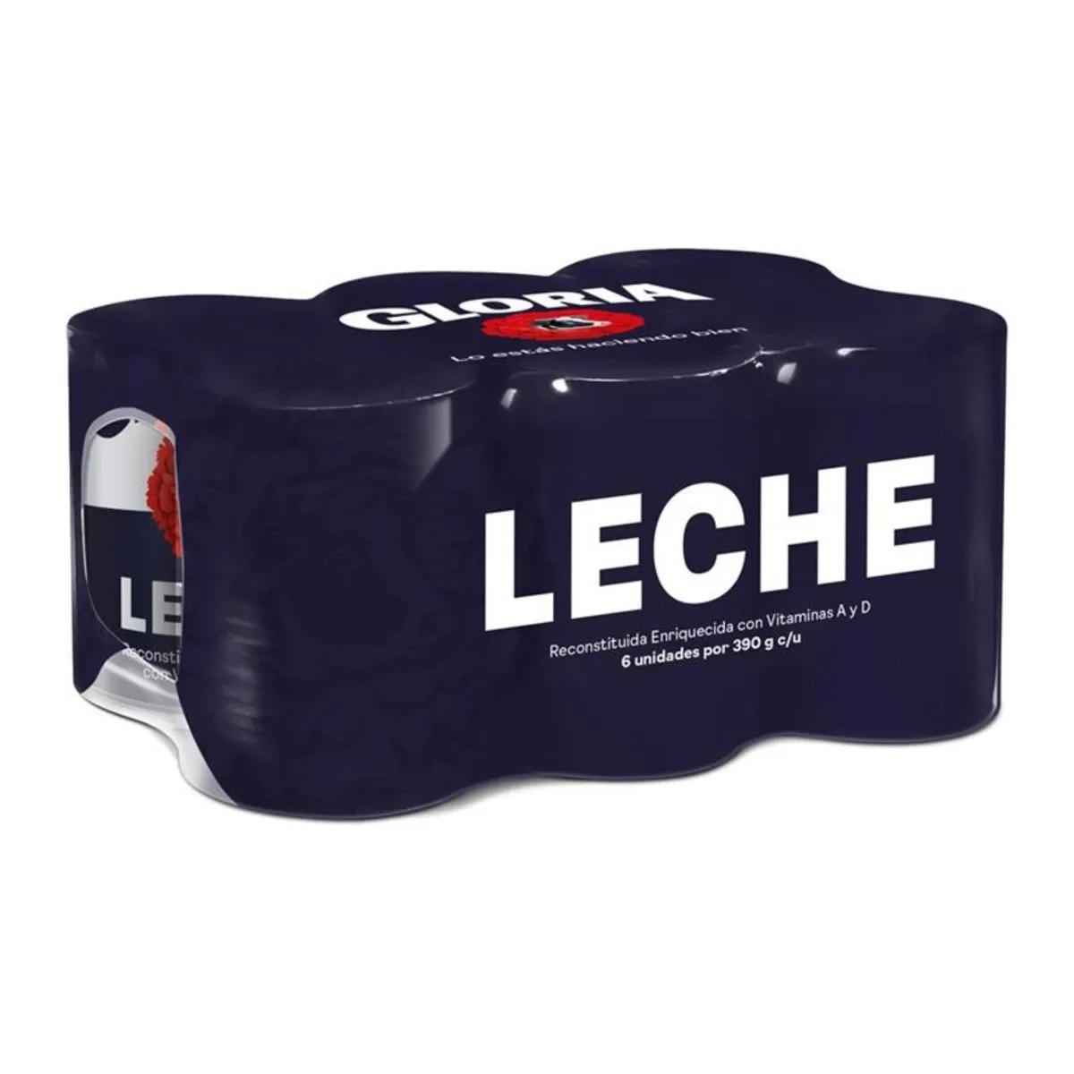 Leche gloria sixpack 390 la mayorita